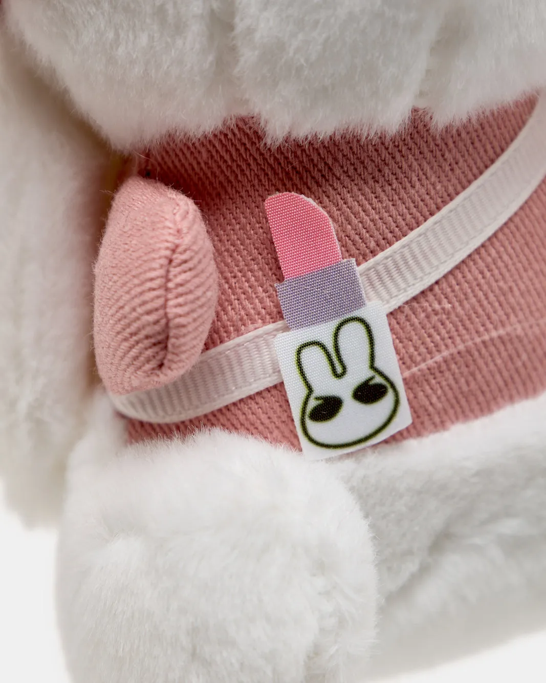 White Plush Bunny Key Ring sold by Redtag product image thumbnail 4