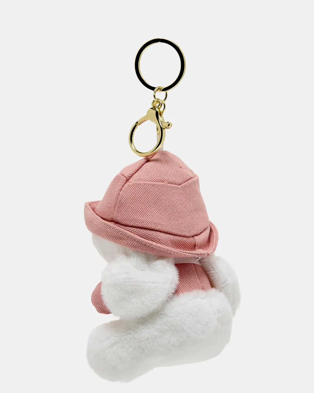White Plush Bunny Key Ring sold by Redtag product image thumbnail 3