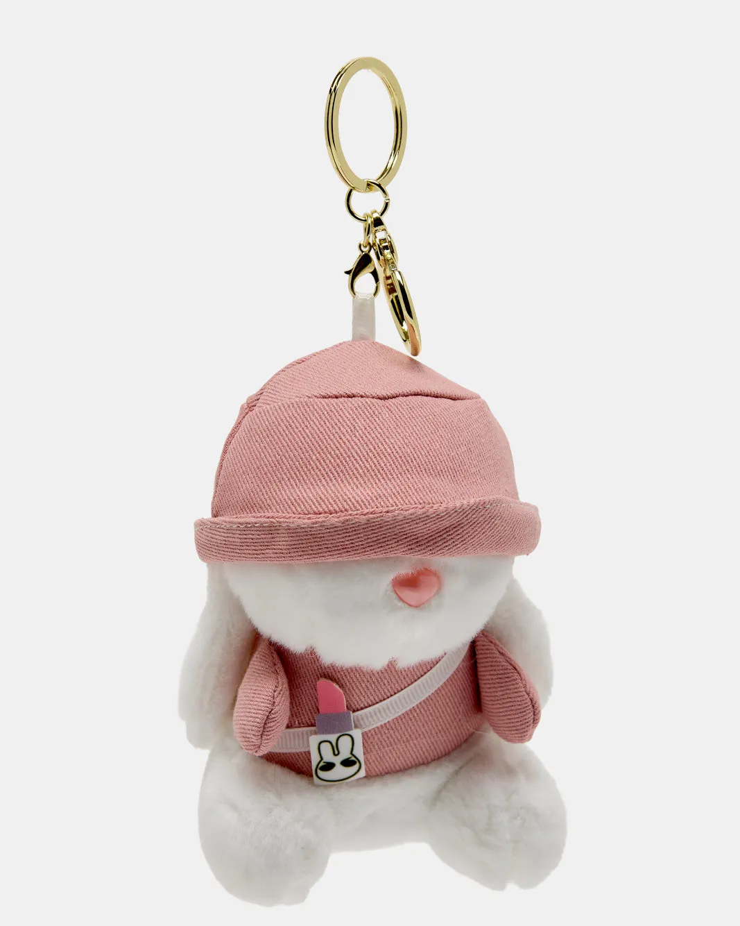 White Plush Bunny Key Ring sold by Redtag product image thumbnail 2