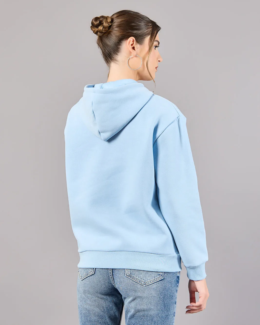 Women Blue Printed Sweatshirt sold by Redtag product image thumbnail 3