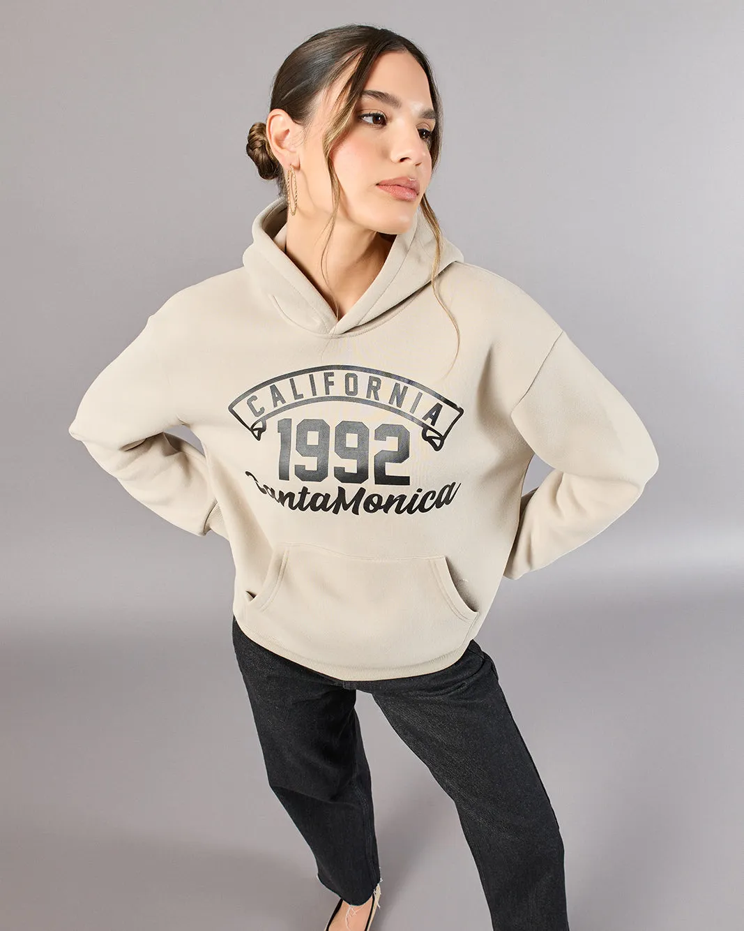 Women Beige Printed Sweatshirt sold by Redtag product image thumbnail 5