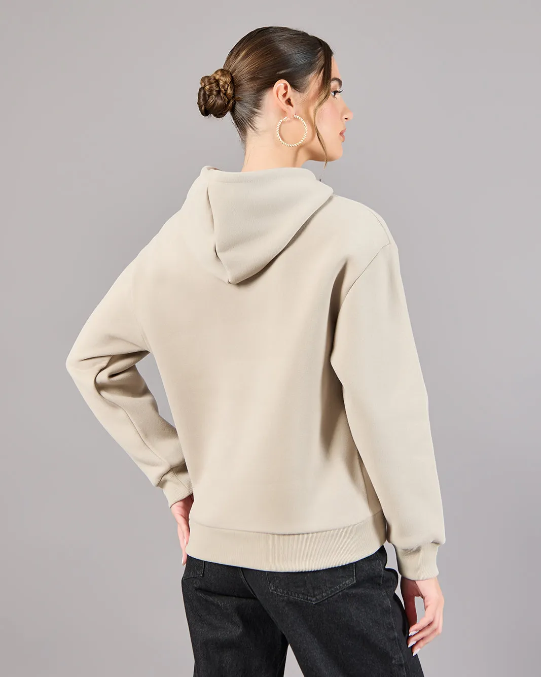 Women Beige Printed Sweatshirt sold by Redtag product image thumbnail 3