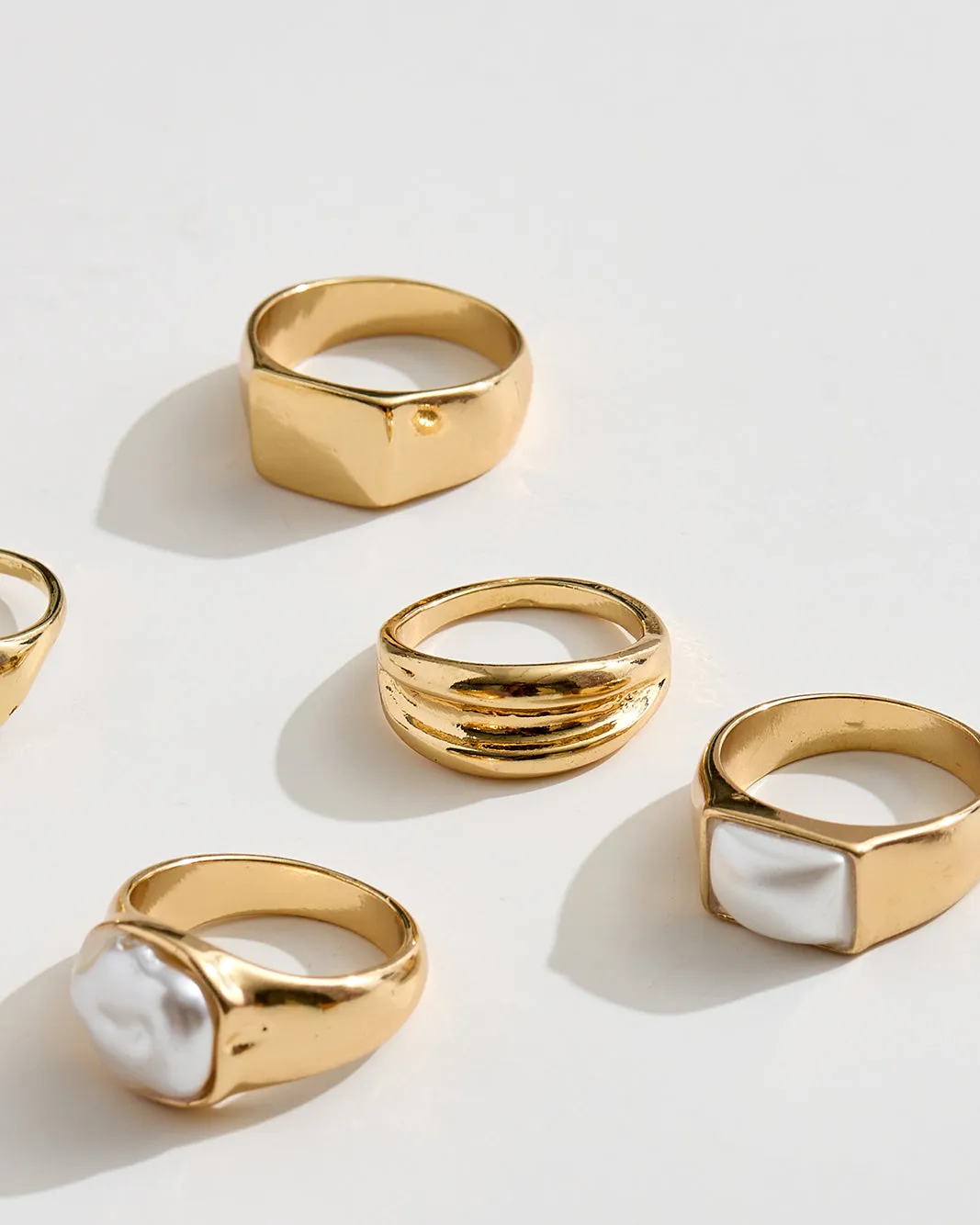 Women Gold Ring Set (5 Piece) sold by Redtag product image thumbnail 4