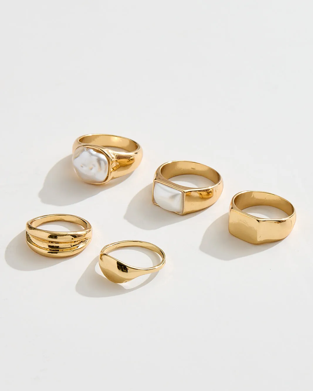 Women Gold Ring Set (5 Piece) sold by Redtag product image thumbnail 2