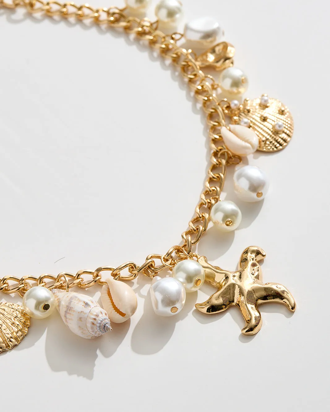 Women Gold Embellished Necklace sold by Redtag product image thumbnail 2