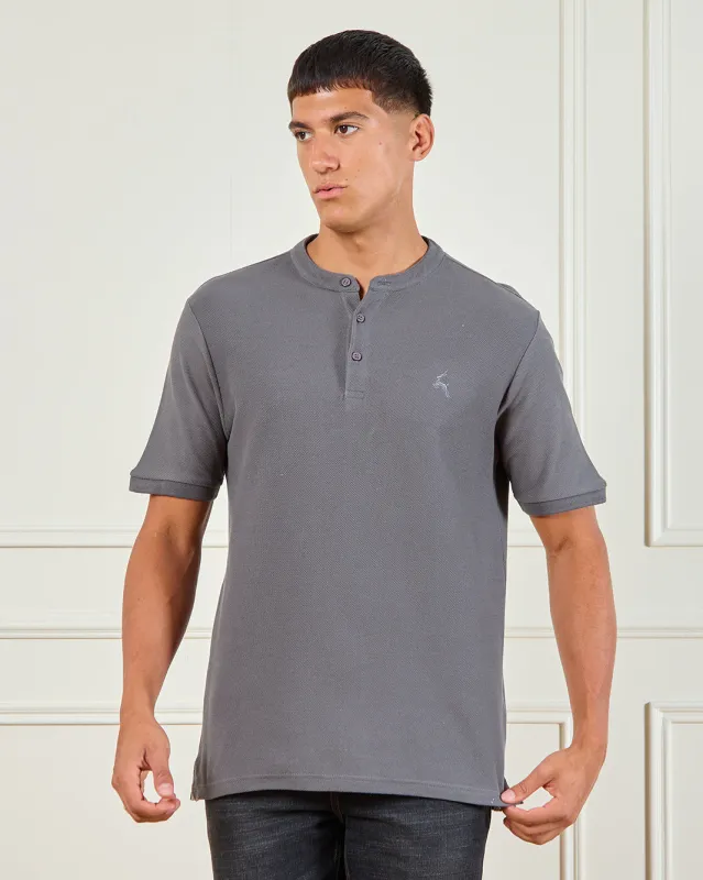 Men Grey Short Sleeve T-shirt sold by Redtag