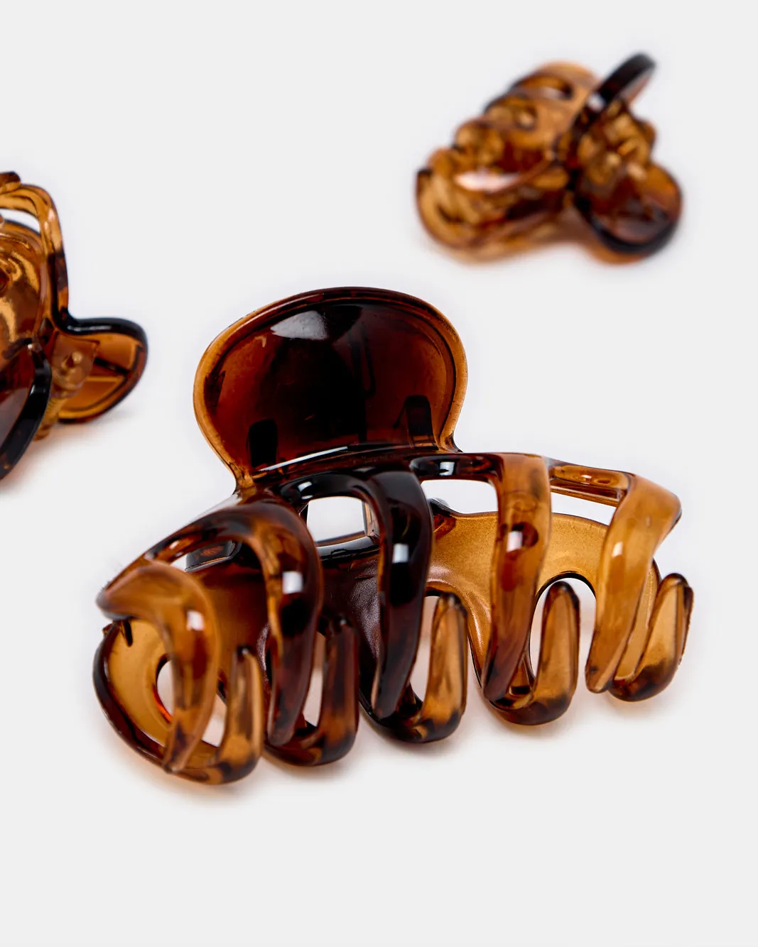 Women Brown Hair Clip Set sold by Redtag product image thumbnail 3