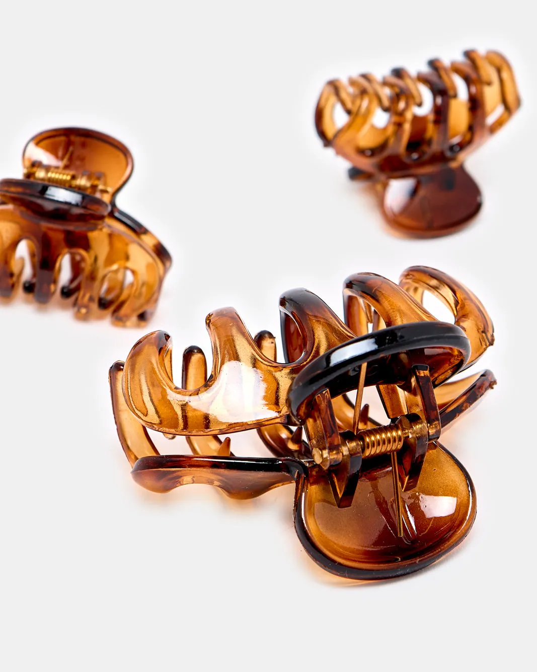 Women Brown Hair Clip Set sold by Redtag product image thumbnail 4