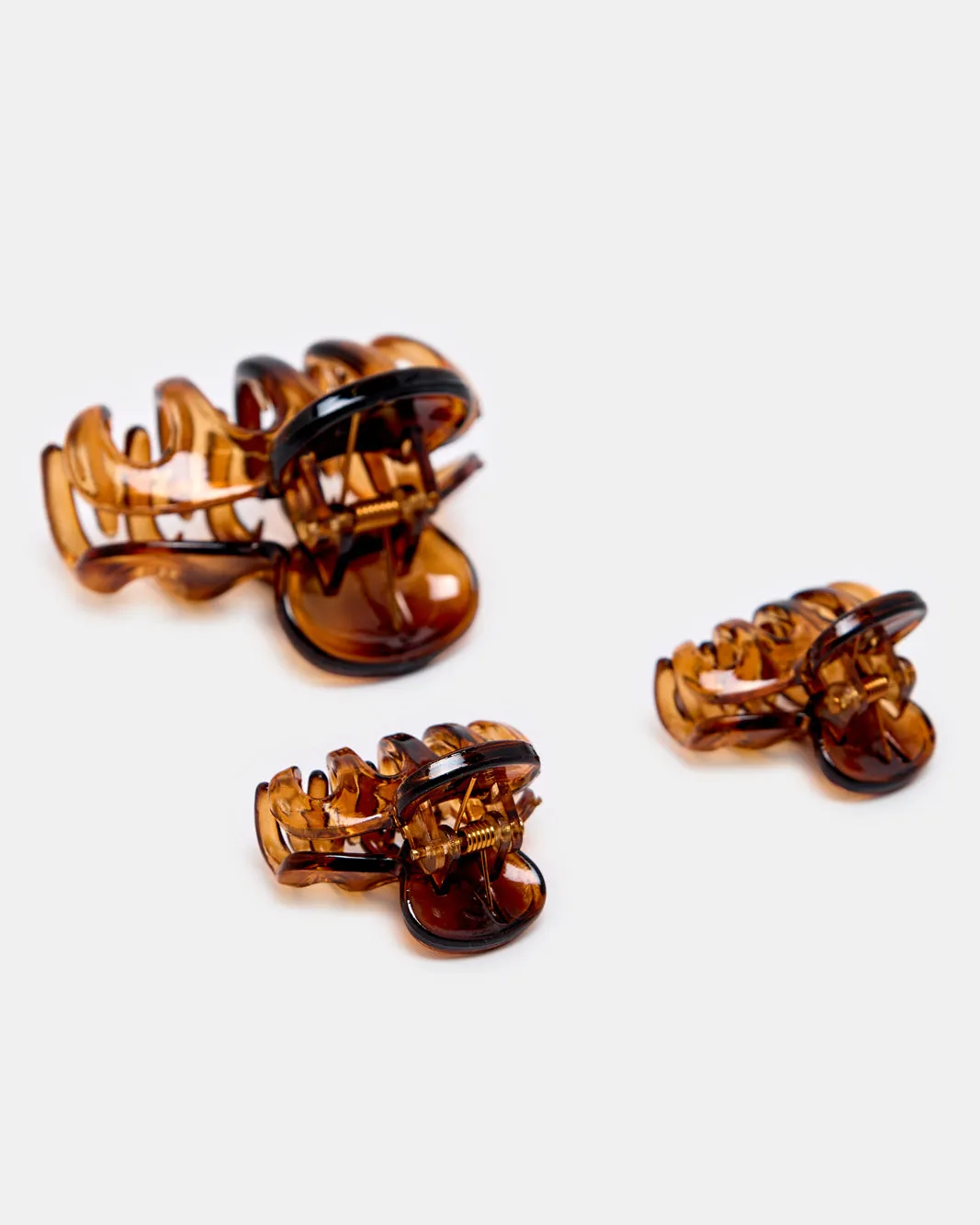 Women Brown Hair Clip Set sold by Redtag product image thumbnail 2