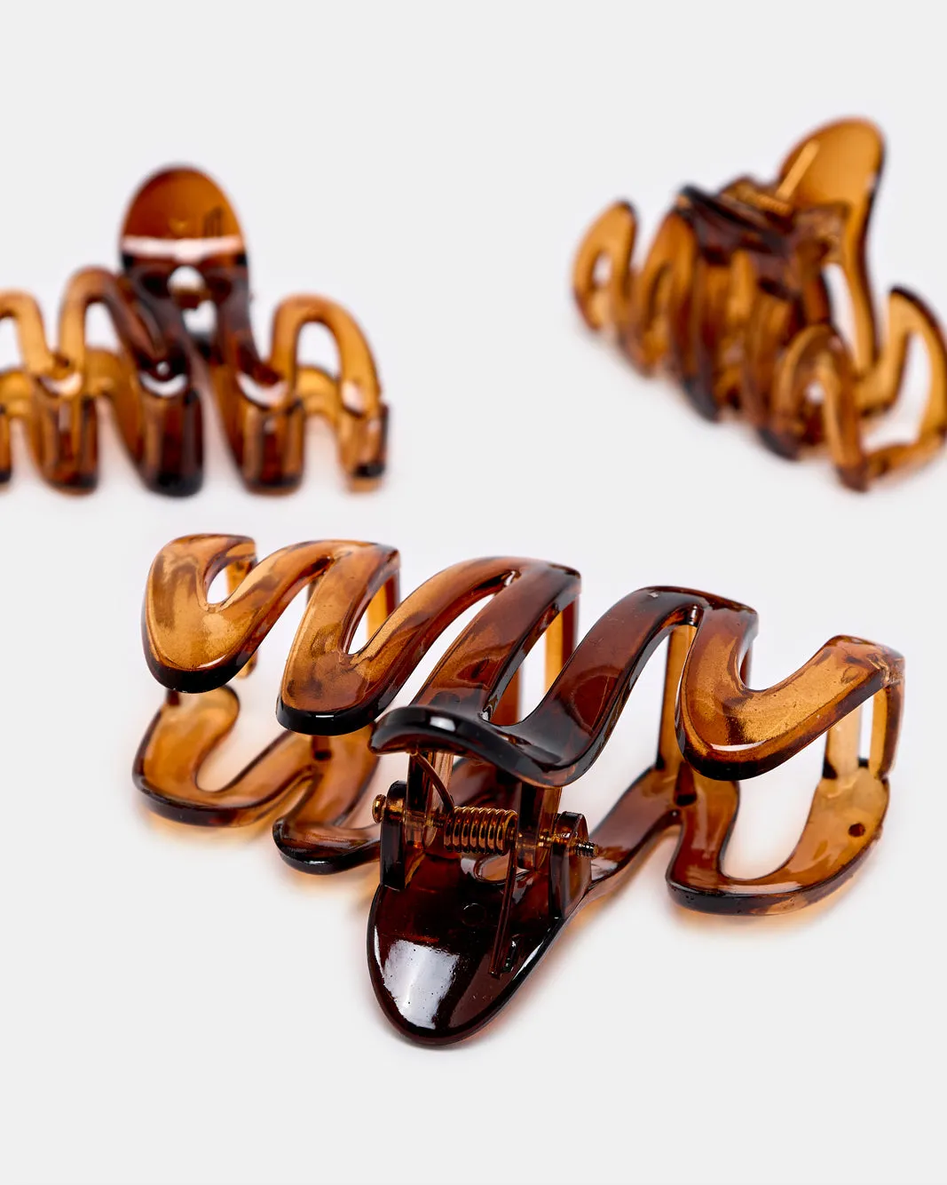 Women Brown Hair Clip Set sold by Redtag product image thumbnail 2