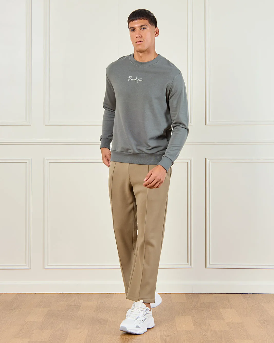 Men Green Printed Sweatshirt sold by Redtag product image thumbnail 2