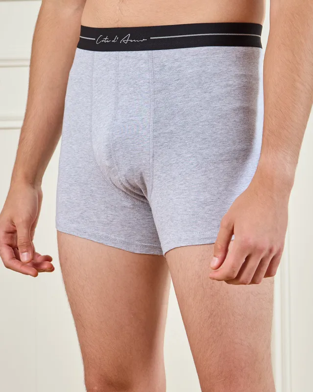 Men Grey Plain Hipster Set (Pack Of 2) sold by Redtag