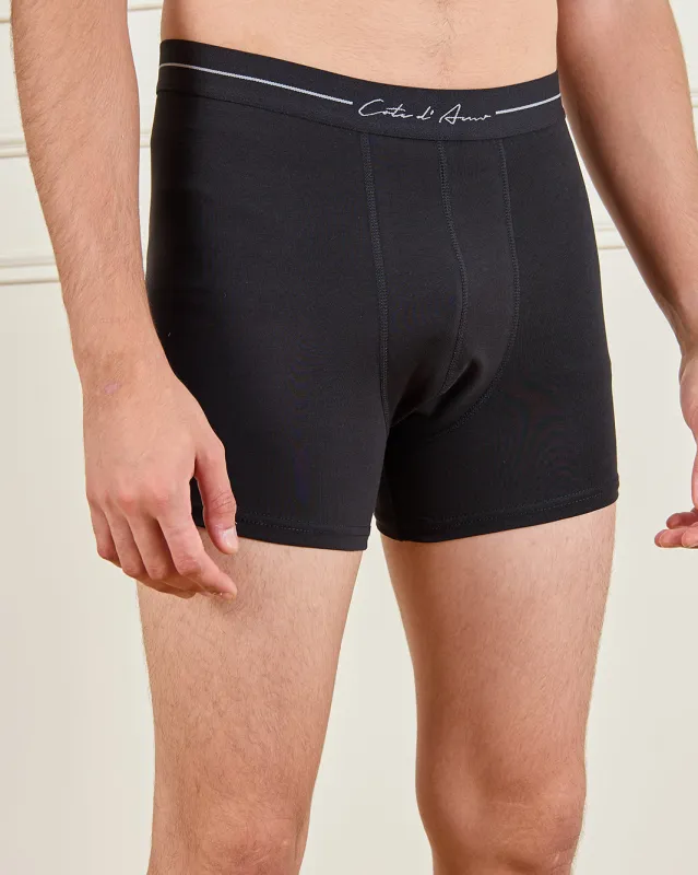 Men Black Plain Hipster Set (Pack Of 2) sold by Redtag