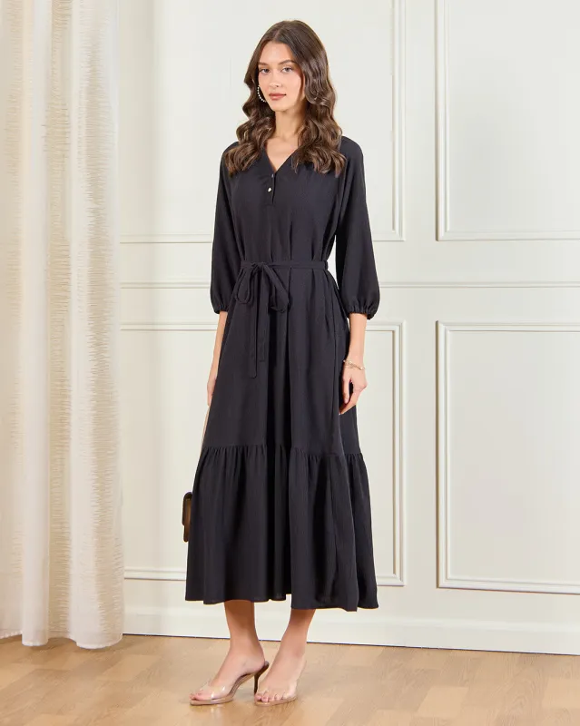 Women Black Casual Dress sold by Redtag