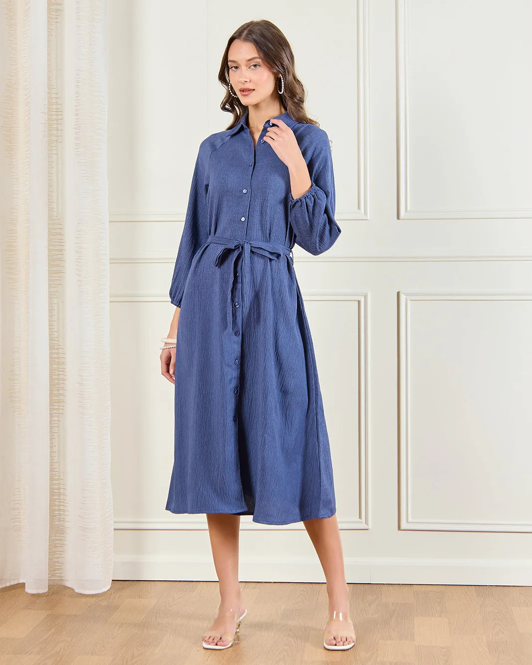 Women Navy Casual Dress sold by Redtag product image thumbnail 4
