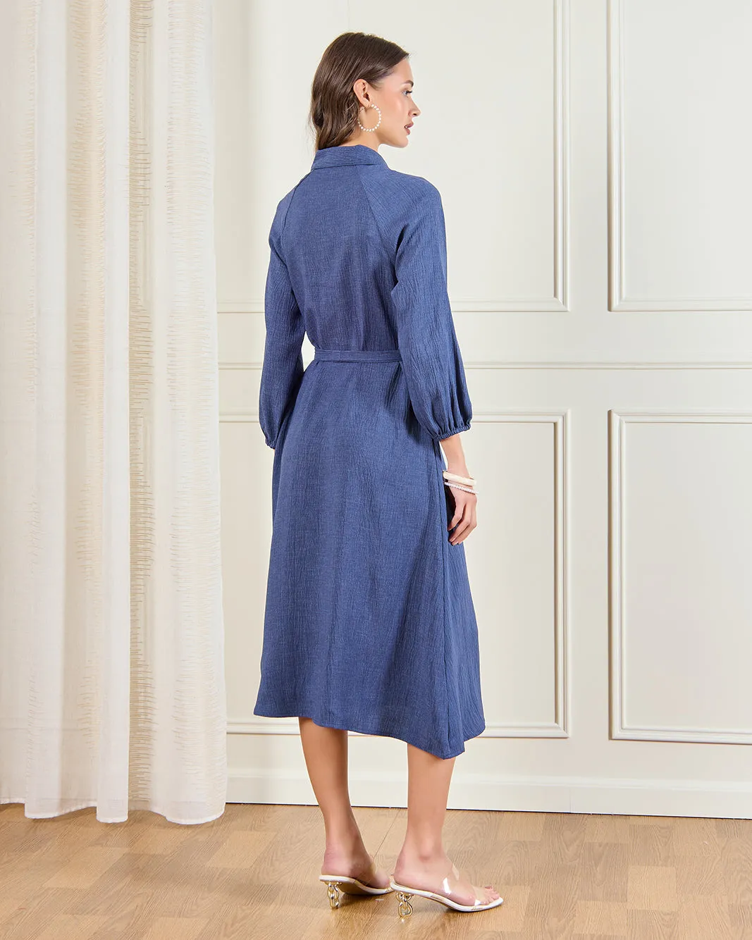 Women Navy Casual Dress sold by Redtag product image thumbnail 3