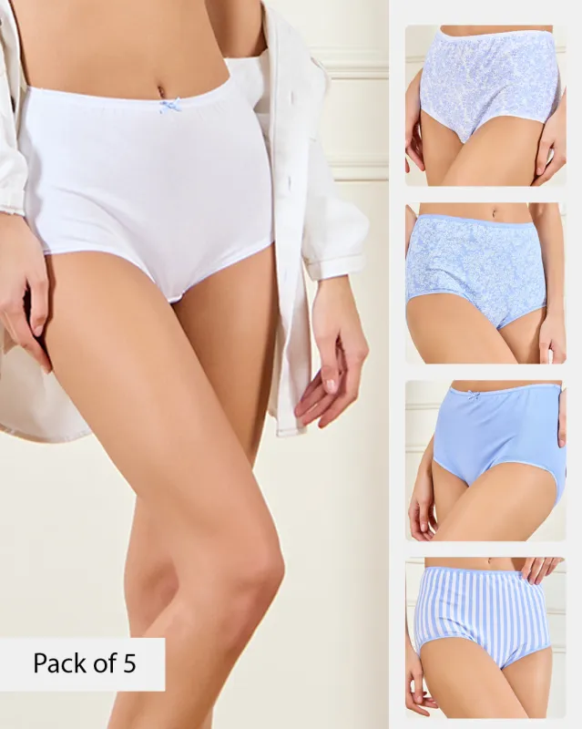 Women Assorted Full Brief Set (Pack of 5) sold by Redtag