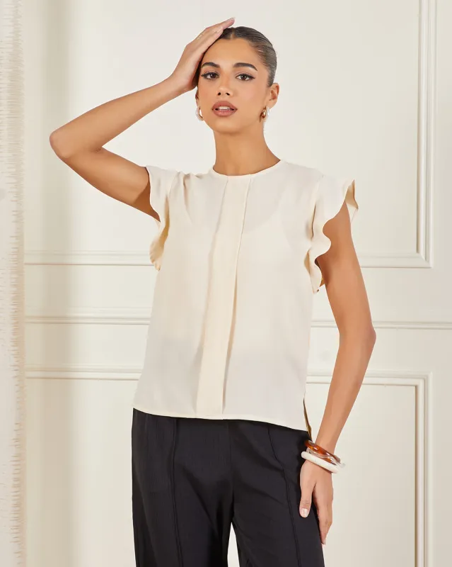 Women Beige Casual Blouse sold by Redtag