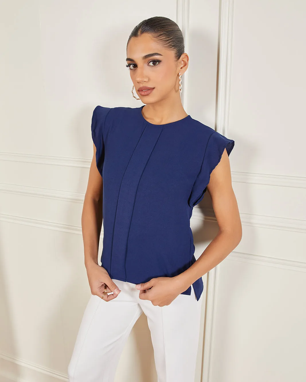 Women Navy Casual Blouse sold by Redtag product image thumbnail 5