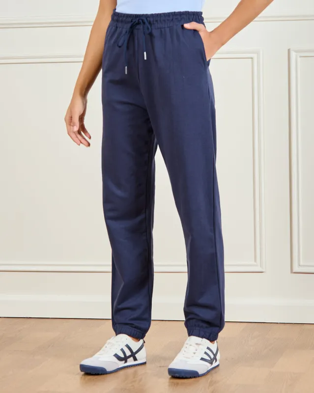 Women Navy Basic Active Joggers sold by Redtag