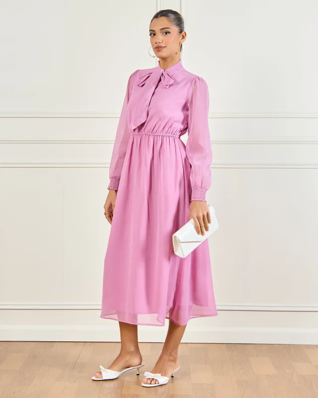 Women Pink Plain Dress sold by Redtag