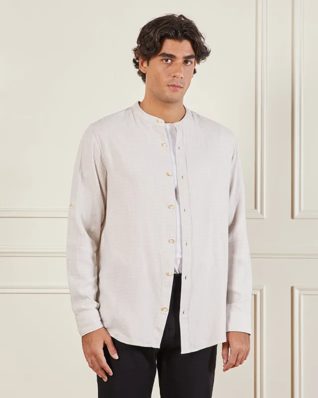Men Beige Casual Shirt sold by Redtag