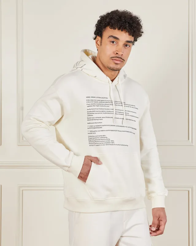 Men White Hooded Sweatshirt sold by Redtag