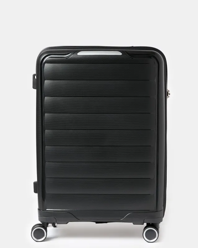 Black Trolley Luggage (24 Inch) sold by Redtag