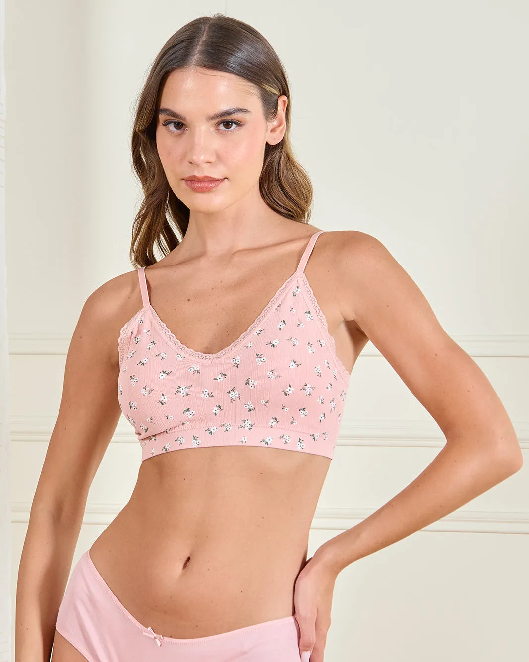 Women White Printed Comfort Strappy Bra (Pack of 2) sold by Redtag product image thumbnail 2