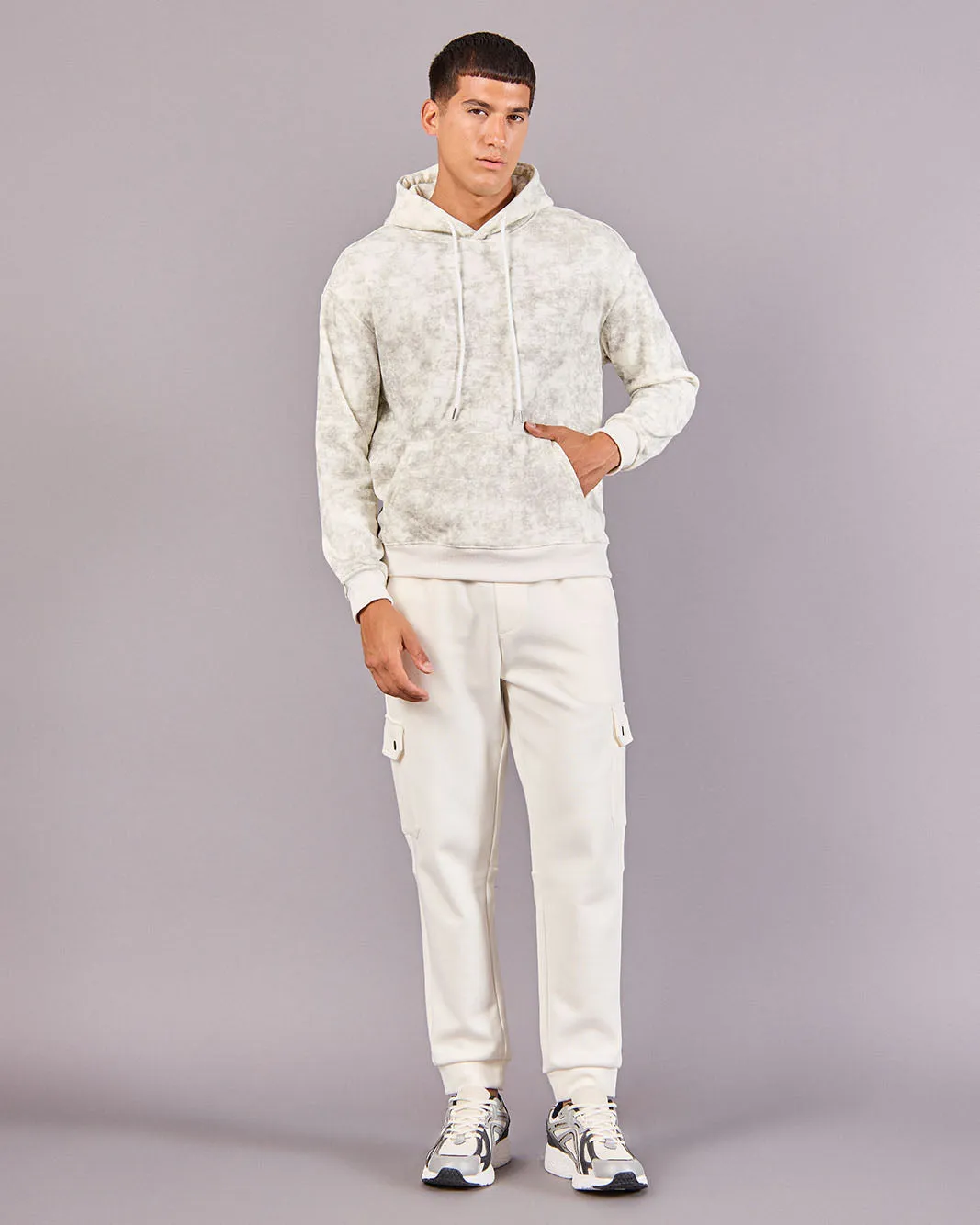 Men White Printed Sweatshirt sold by Redtag product image thumbnail 2