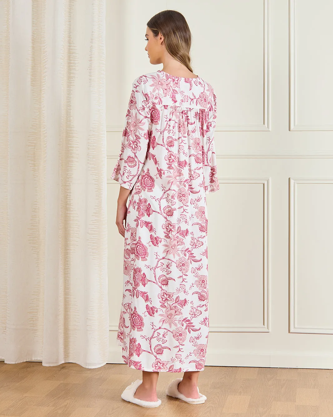 Women Pink Printed Nightgown sold by Redtag product image thumbnail 3