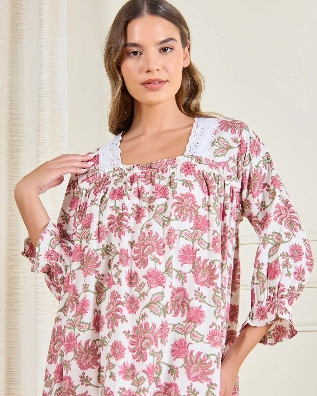 Women Pink Printed Nightgown sold by Redtag product image thumbnail 2