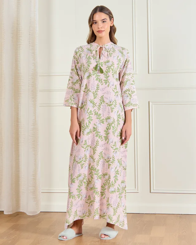 Women Pink All Over Printed Nightgown sold by Redtag