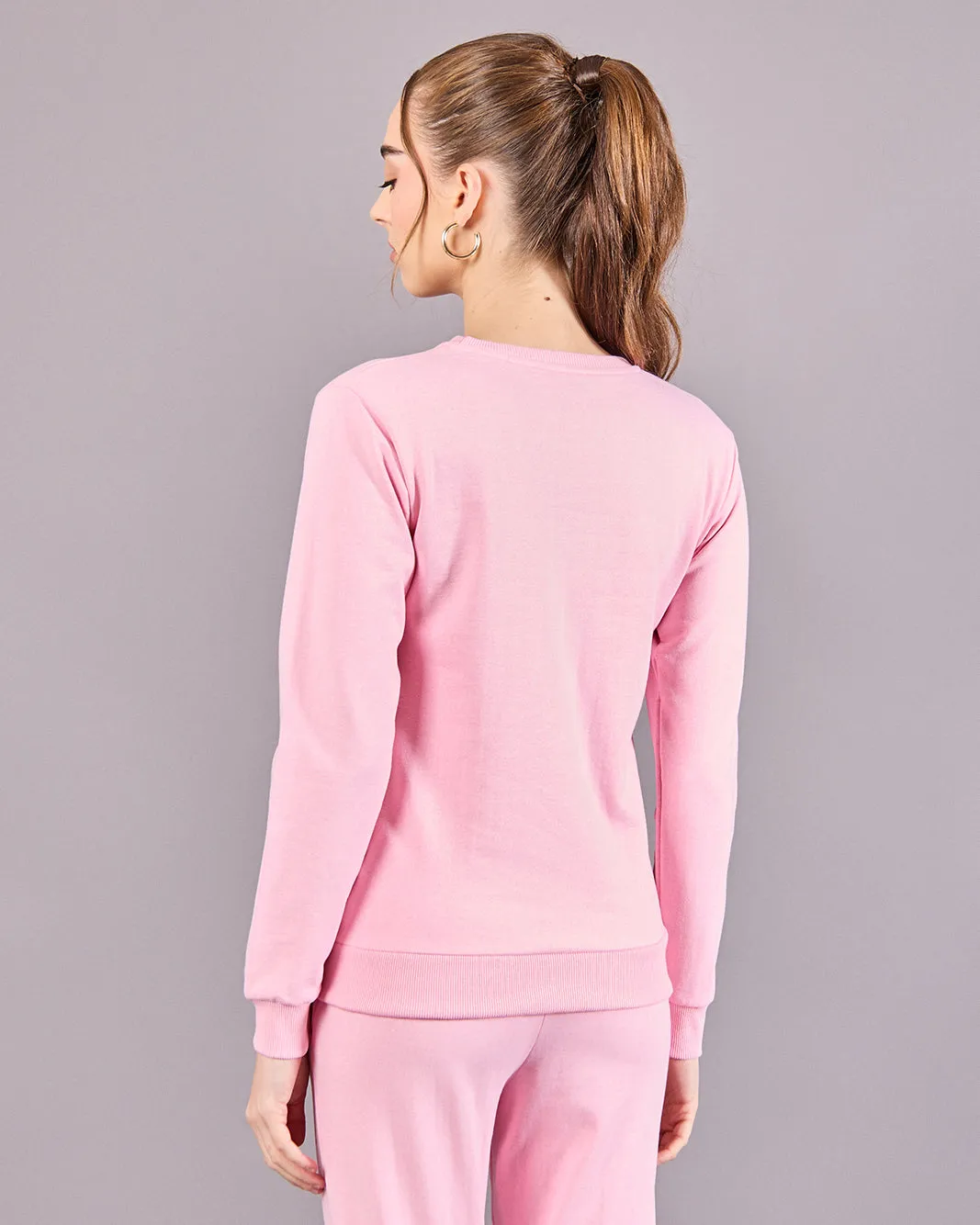 Women Pink Printed Sweatshirt sold by Redtag product image thumbnail 3