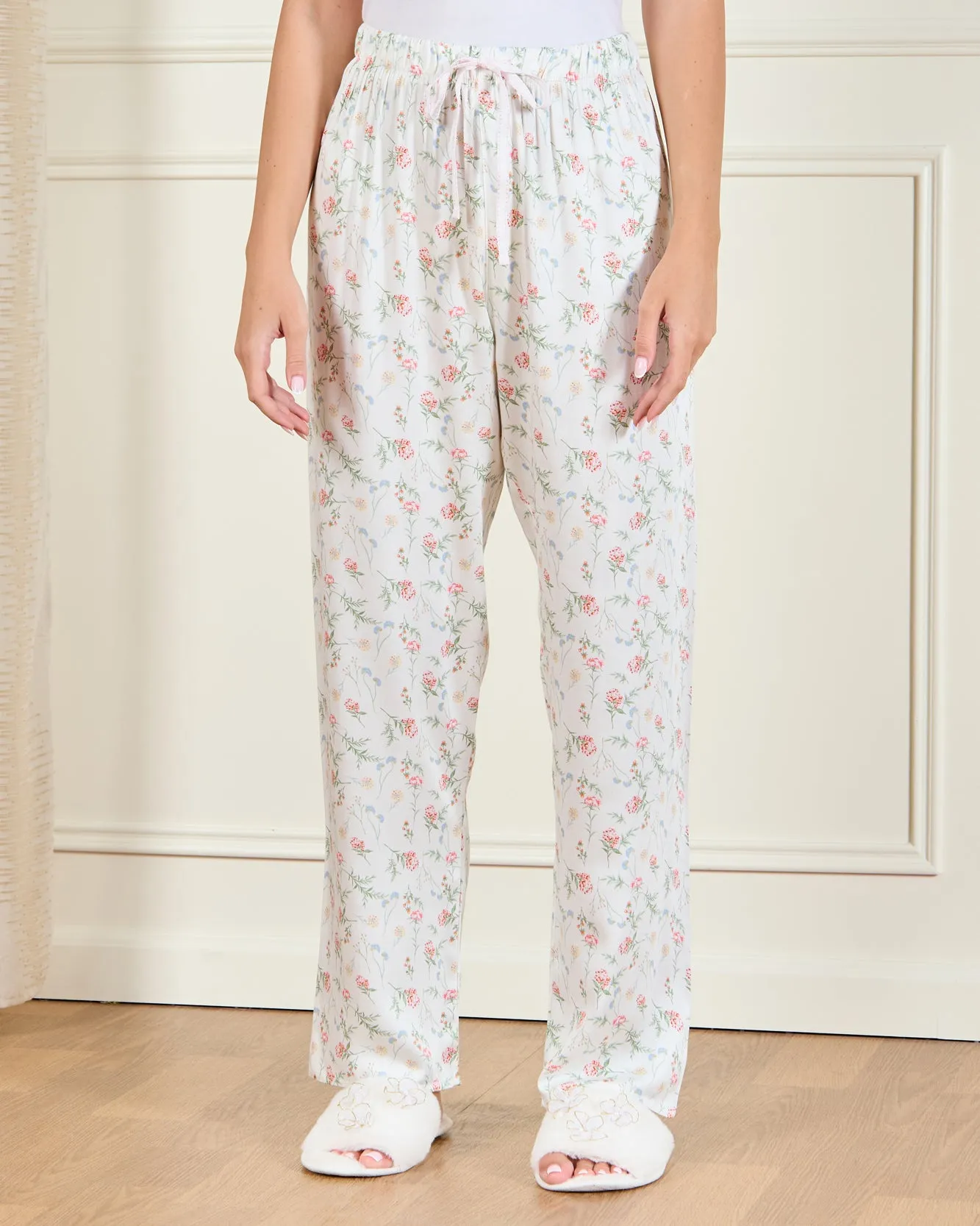 Women Ivory Printed Pyjama Bottom sold by Redtag