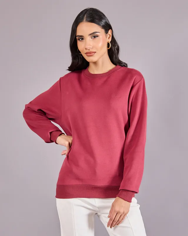 Women Red Sweatshirt sold by Redtag