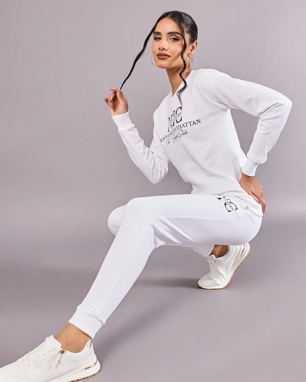 Women White Pull On Active Pants sold by Redtag product image thumbnail 5