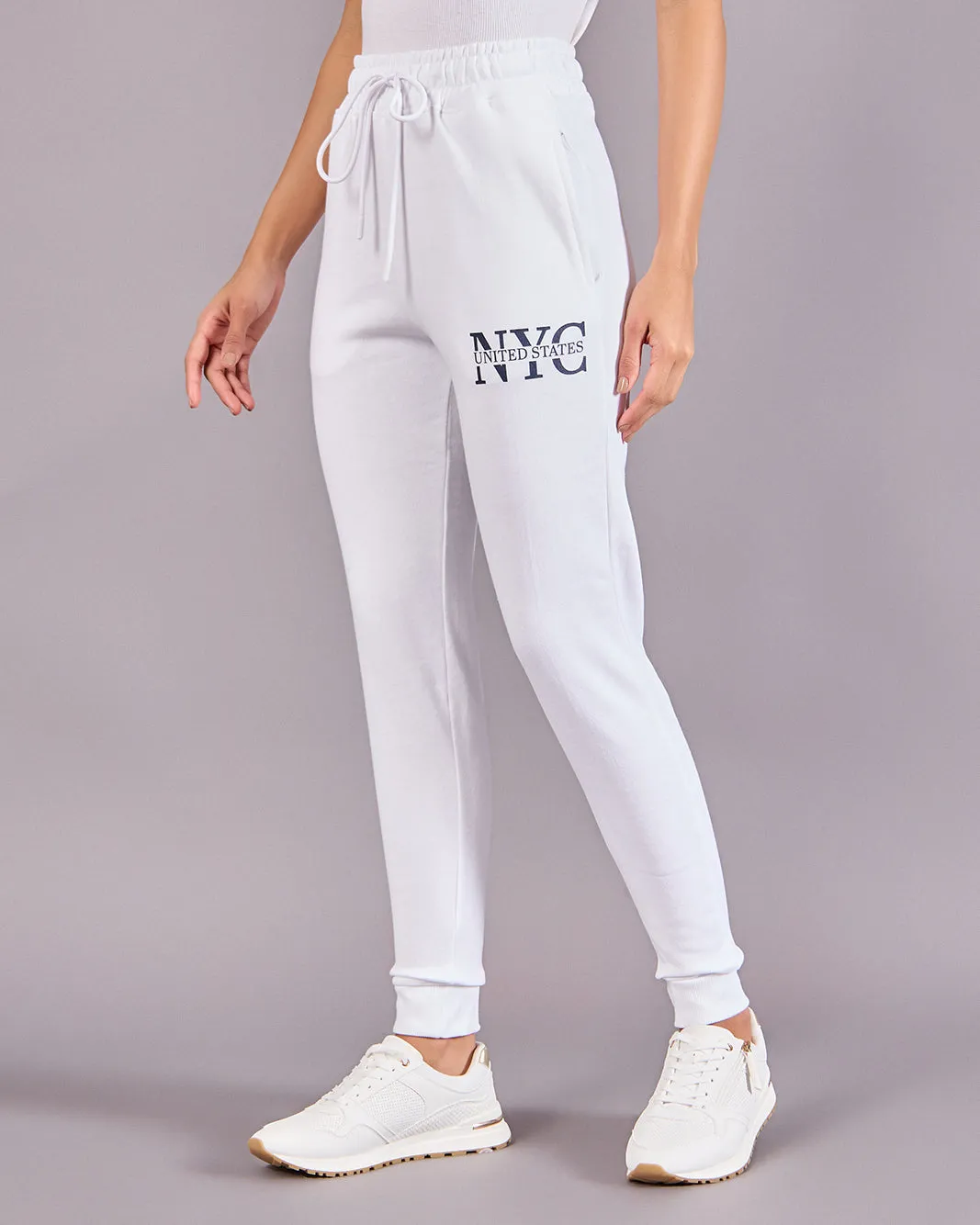 Women White Pull On Active Pants sold by Redtag