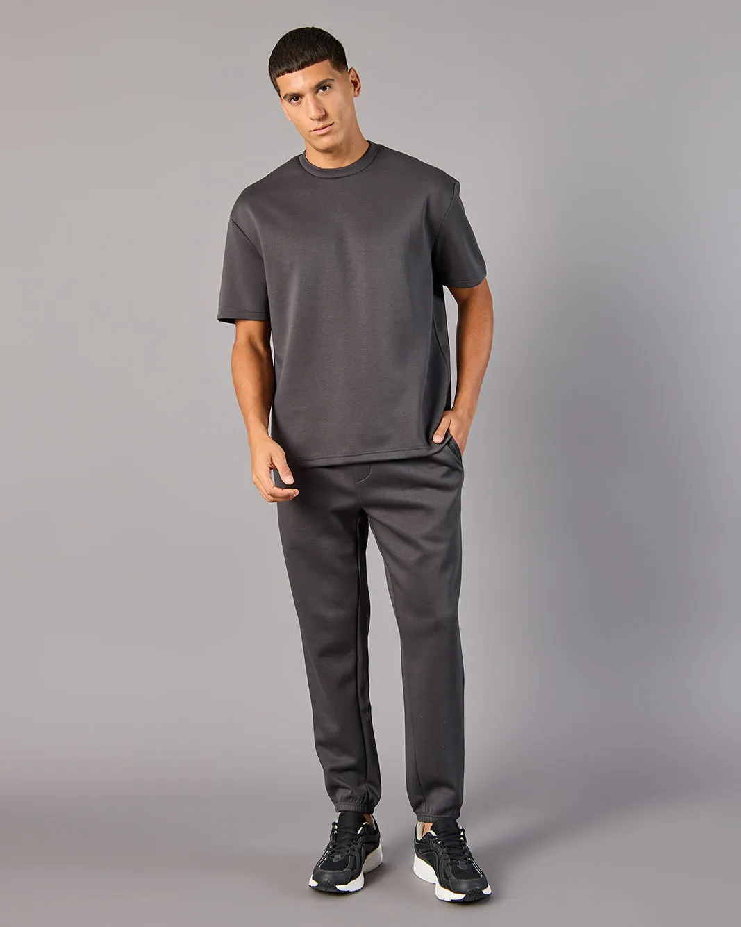 Men Grey Modal Track Pants sold by Redtag product image thumbnail 2