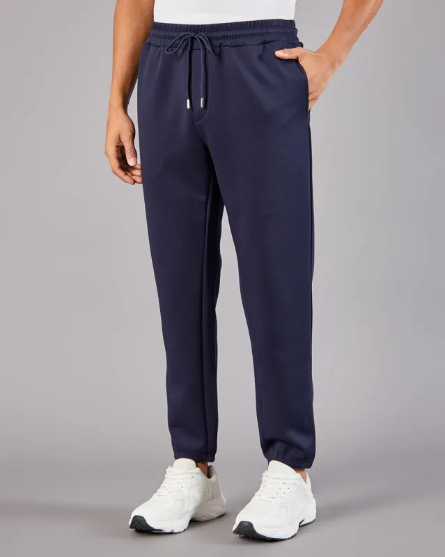 Men Navy Modal Track Pants sold by Redtag