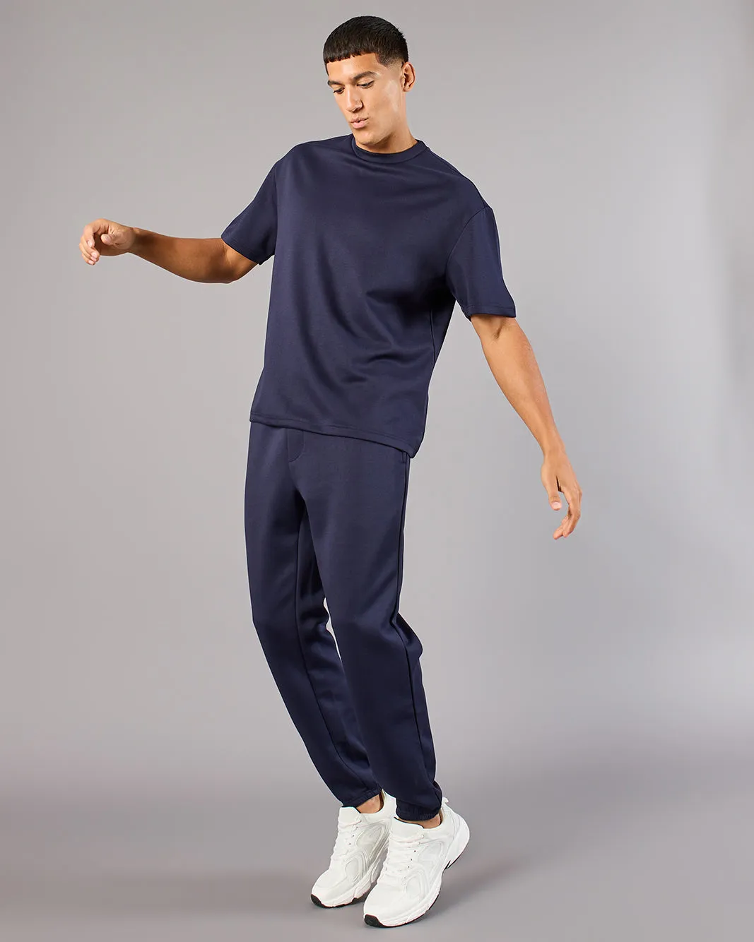 Men Navy Modal Track Pants sold by Redtag product image thumbnail 5