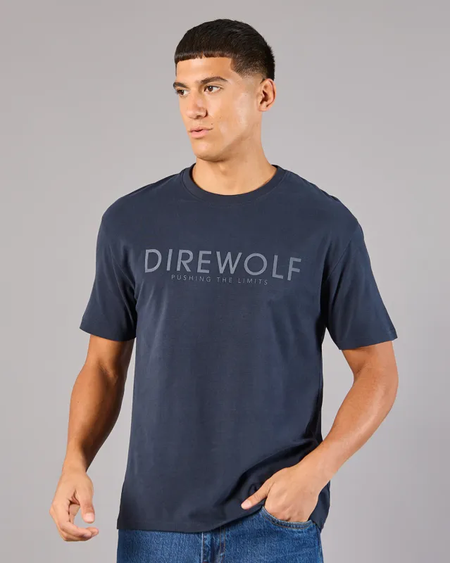 Men Navy Lounge T-Shirt sold by Redtag