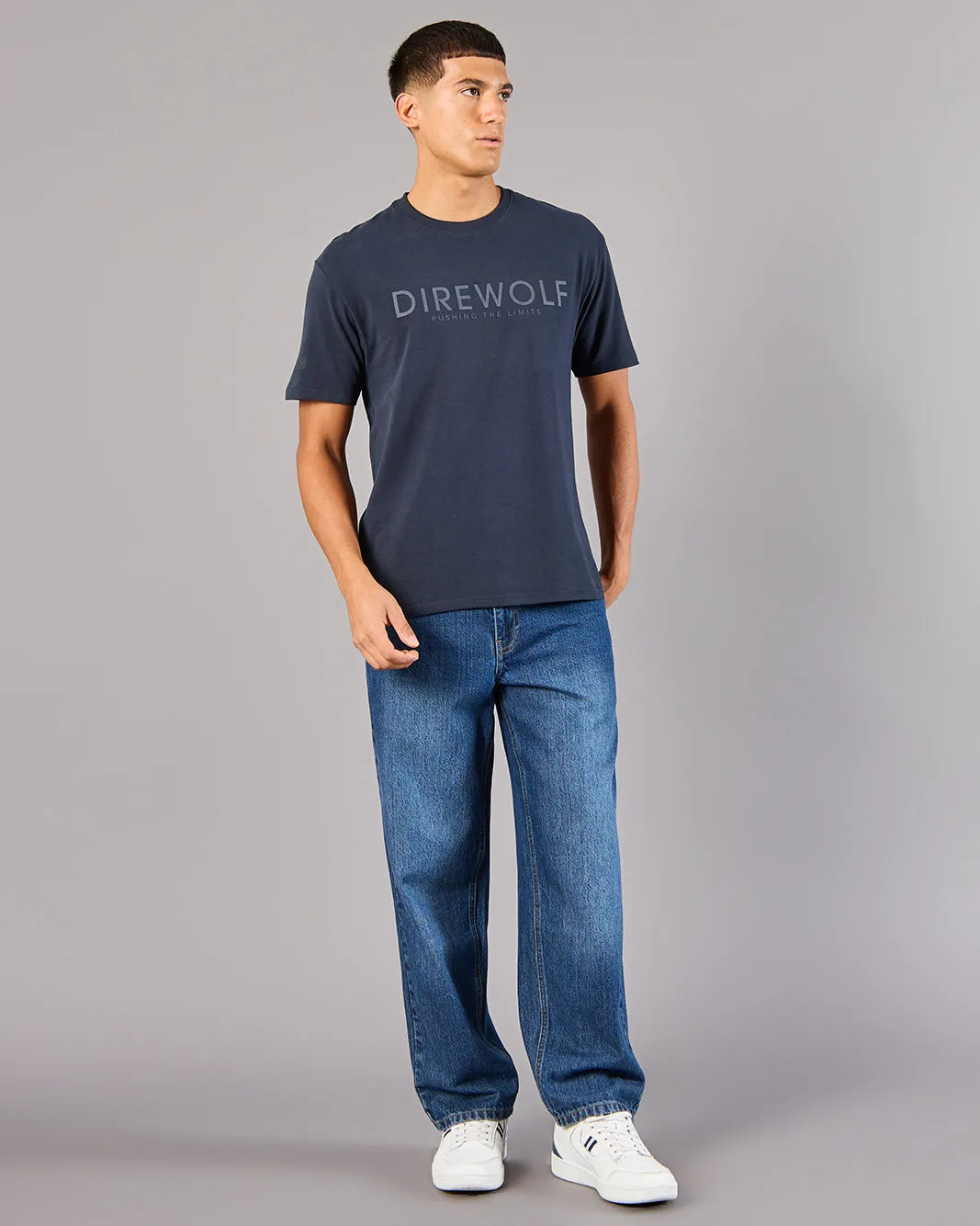 Men Navy Lounge T-Shirt sold by Redtag product image thumbnail 2