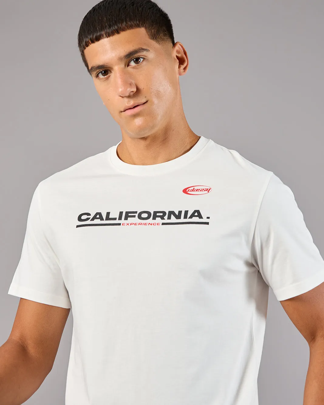 Men White Printed Basic T-Shirt sold by Redtag product image thumbnail 4
