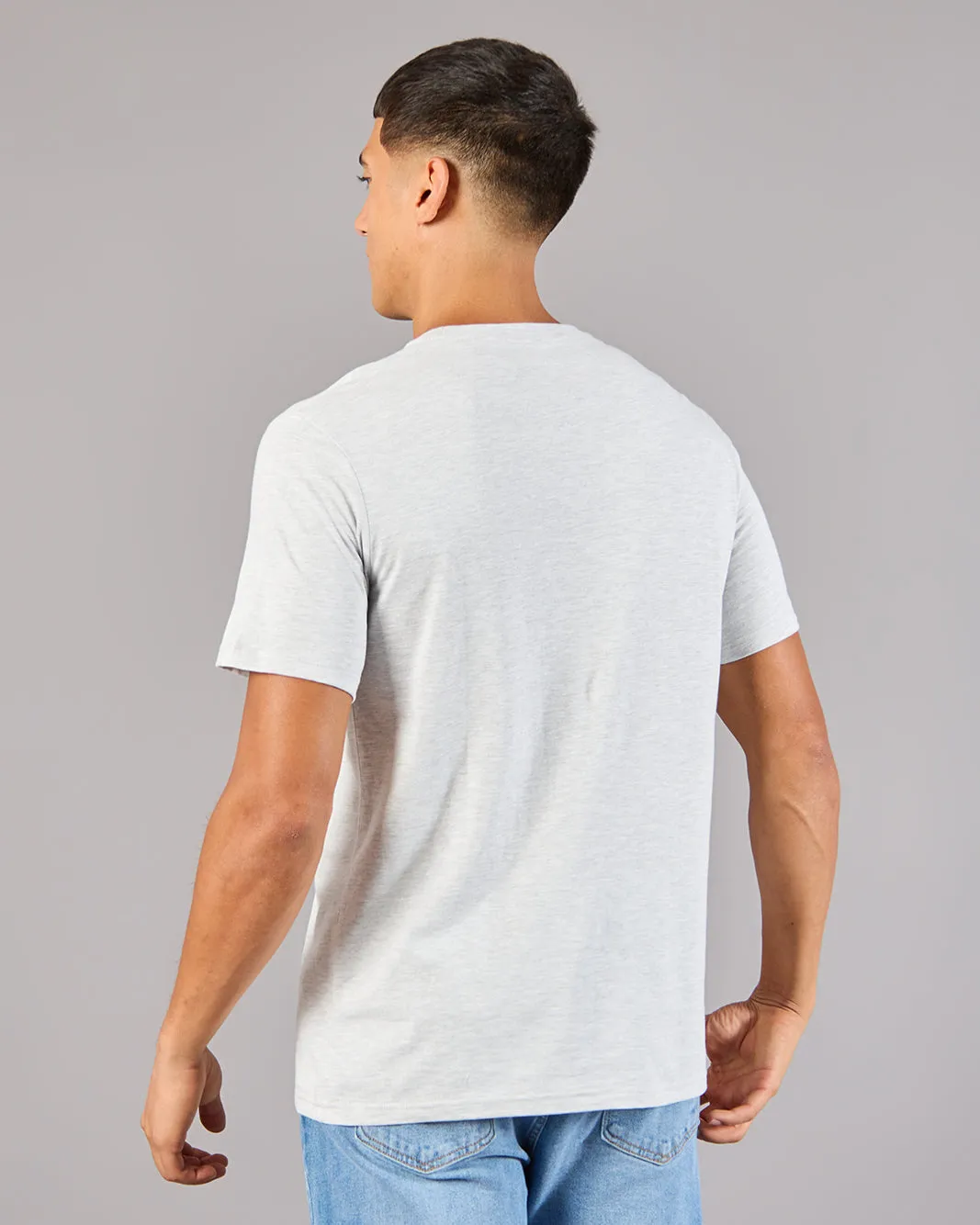 Men White Printed Basic T-Shirt sold by Redtag product image thumbnail 3