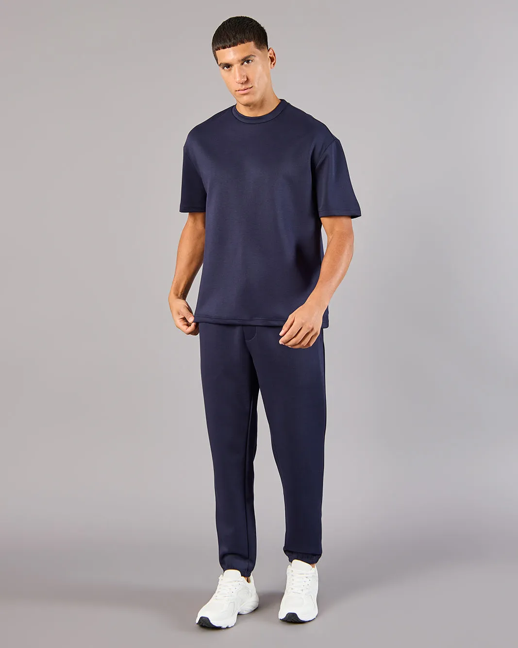 Men Navy Modal Active T-Shirt sold by Redtag product image thumbnail 2