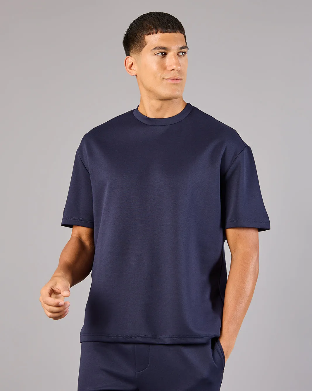 Men Navy Modal Active T-Shirt sold by Redtag