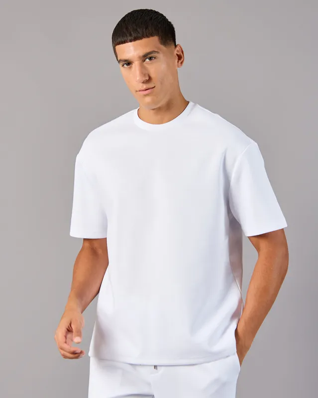 Men White Modal Active T-Shirt sold by Redtag