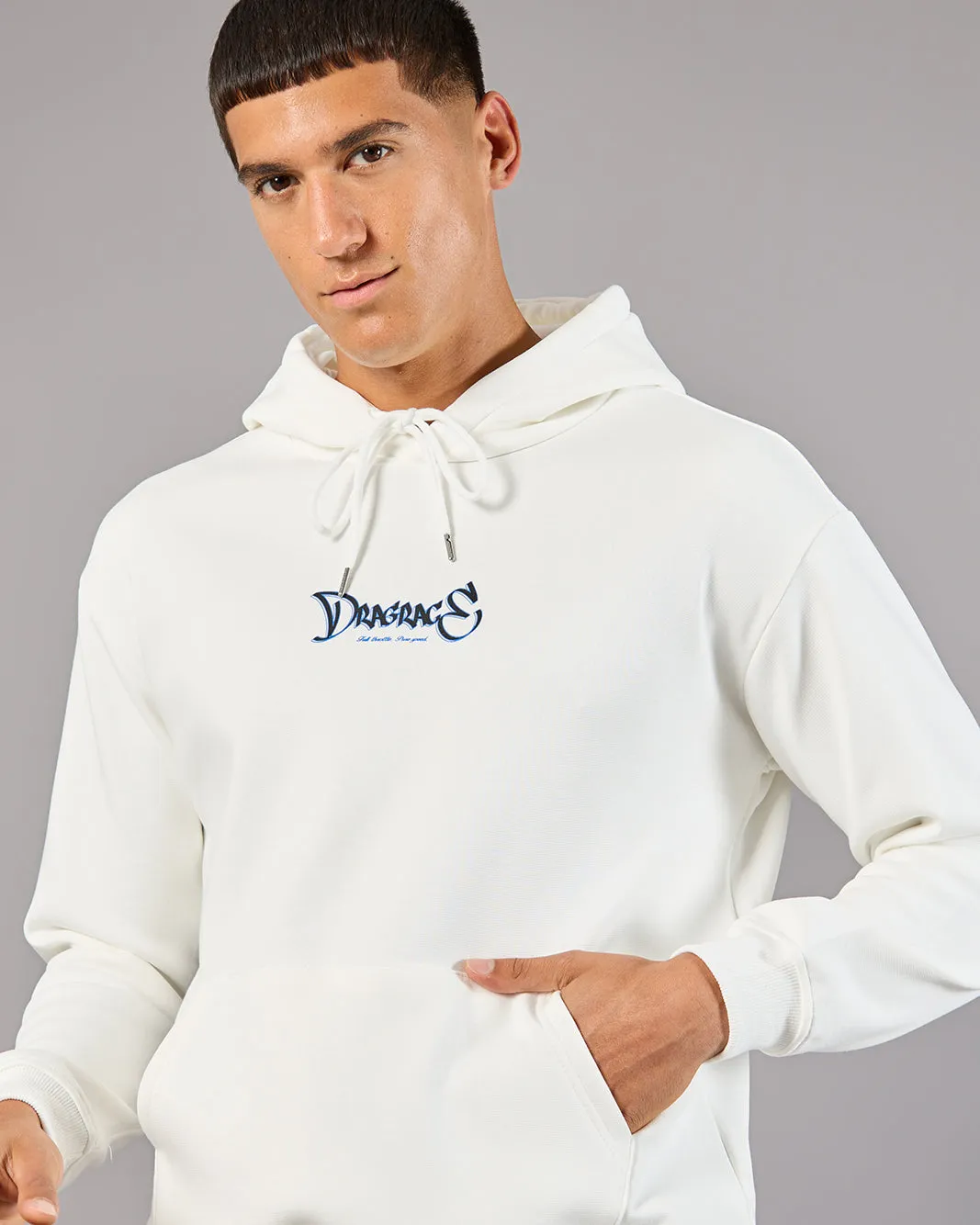 Men Front & Back Embroidered Hooded Sweatshirt sold by Redtag product image thumbnail 4
