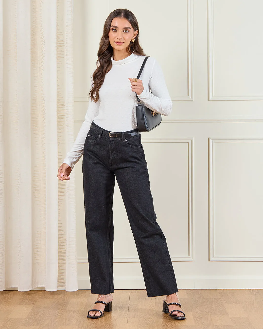 Women Ivory Jacquard Top sold by Redtag product image thumbnail 2